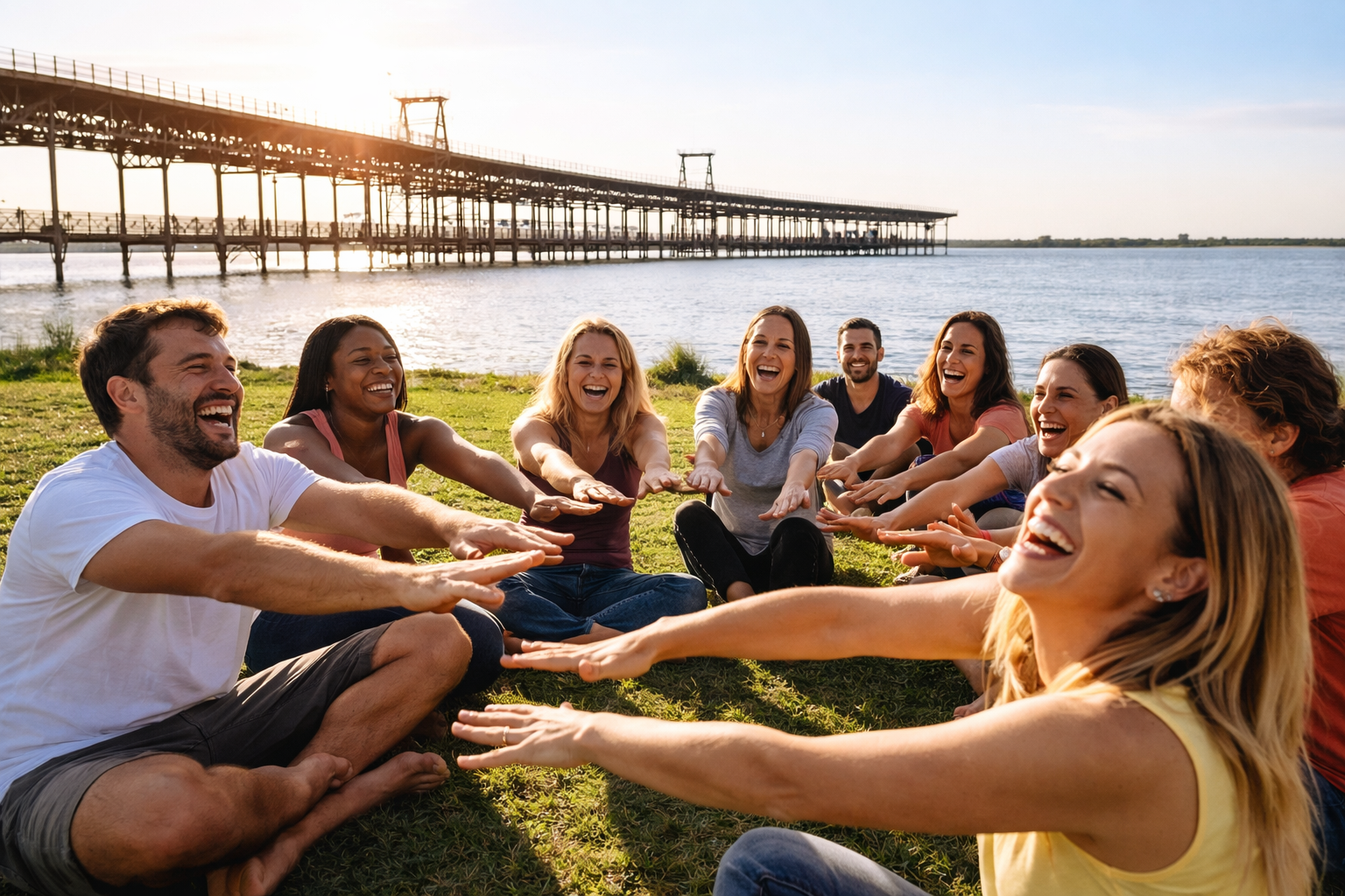 Sesion de Yoga de la Risa&reg; en Huelva